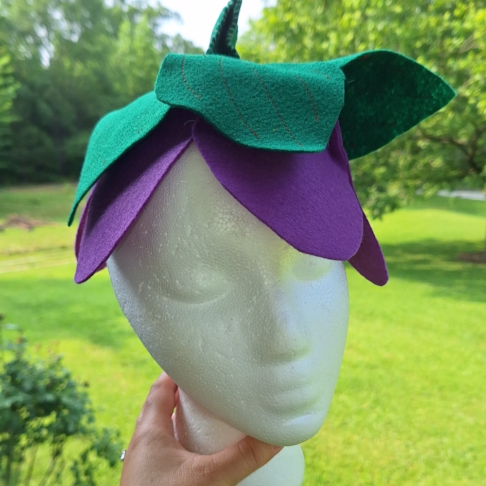 Mini Purple Flowrr Hat